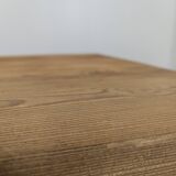 Large coffee table in solid pine, Swiss made