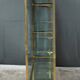 Brass display cabinet with a mirrored back – early 20th century