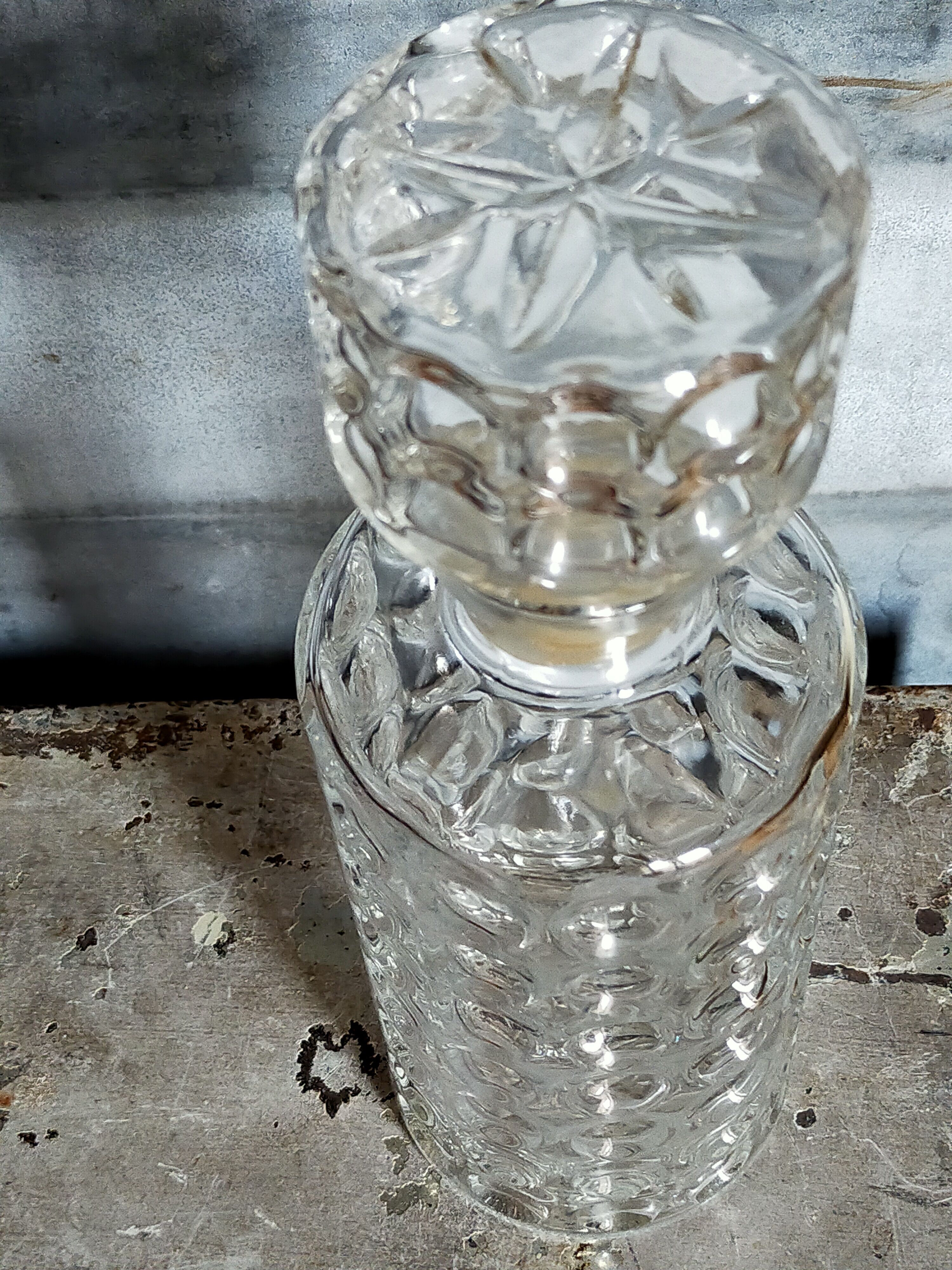 Vintage whisky carafe