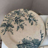 Antique Boutras Iron Earth Plates