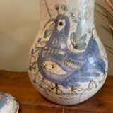 Large signed pitcher