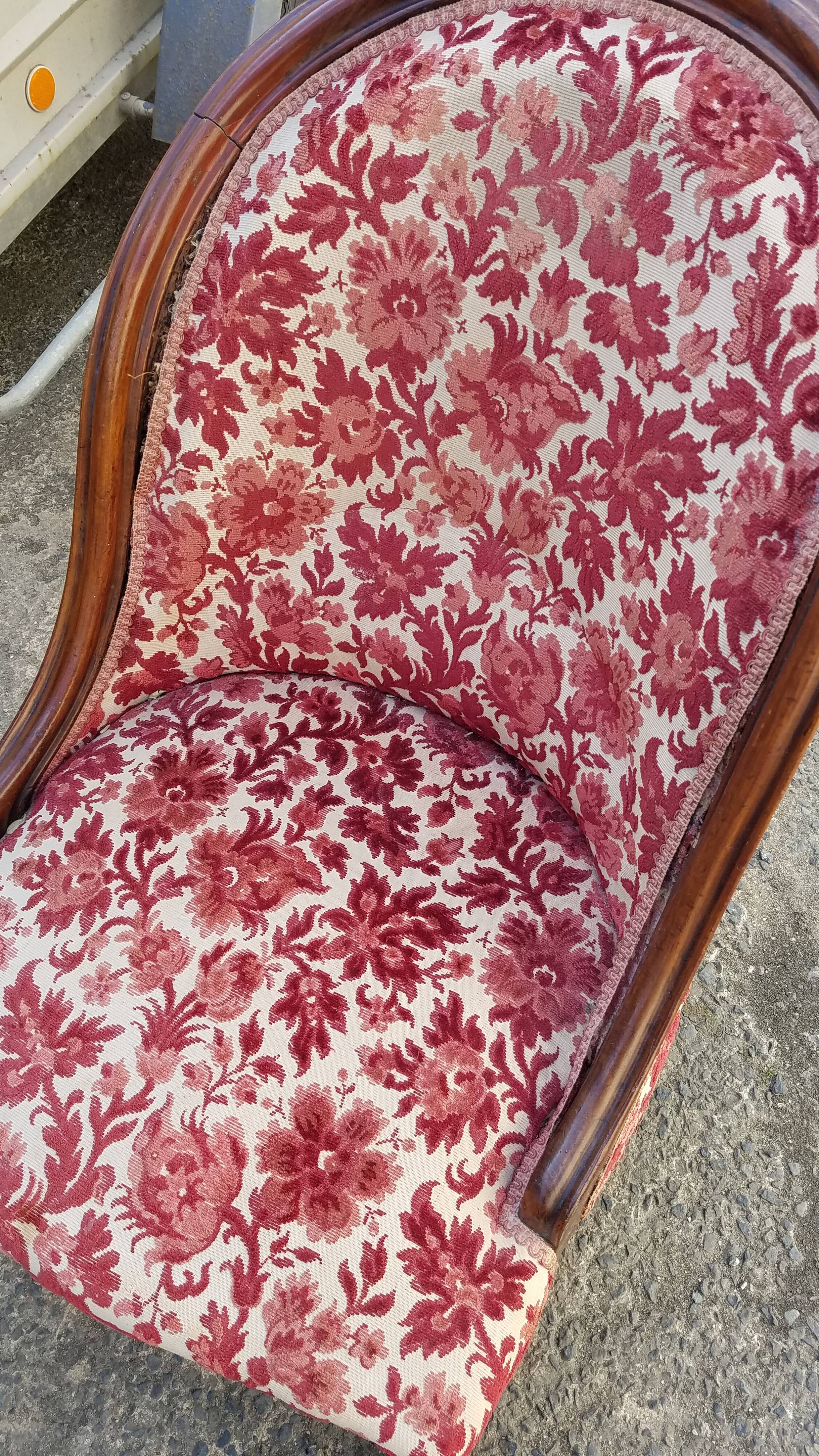 old shepherdess chair