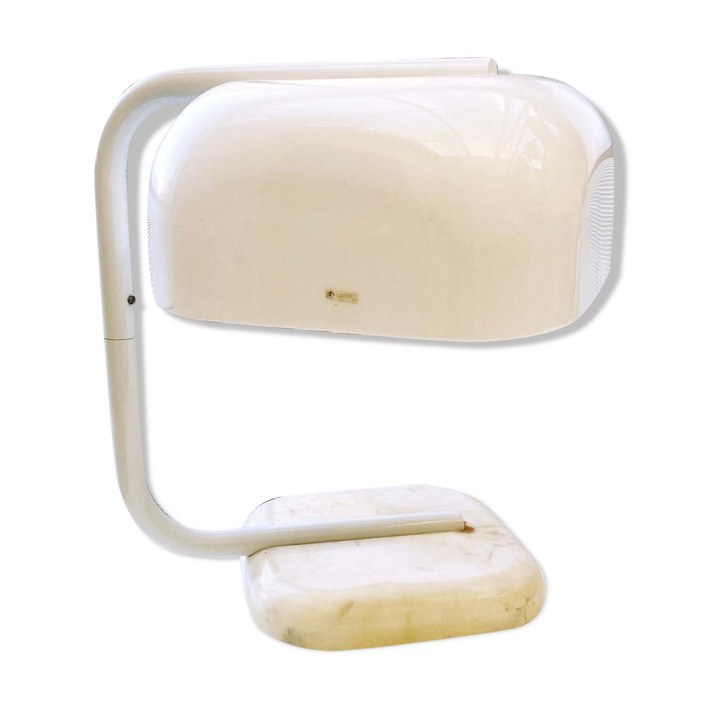 Desk Lamp Base Marble Harvey Guzzini 70s