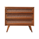 Commode vintage avec rotin