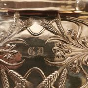 Art Nouveau silver-plated metal centerpiece by Armand Frenais