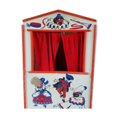 Former theatre of puppets, toy from the 1970s