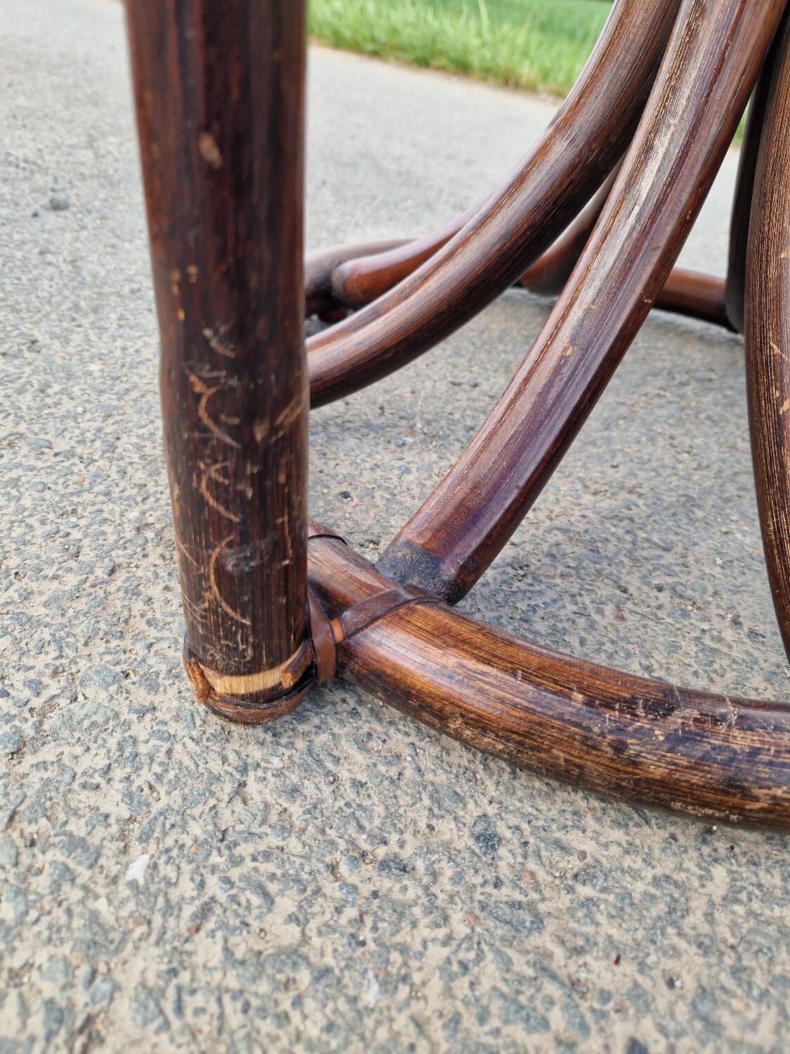 1970s bamboo living room set