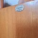Art Deco pair of bedside tables in light oak by A. Gardner & Son