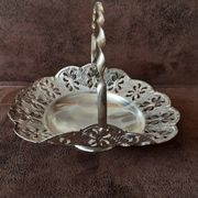 Small vintage metal basket