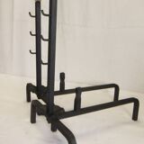 Bronze cast iron firewood fireplace accessory andier spit grill