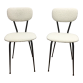 pair of reupholstered chairs loop