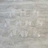 10 old art deco stemware