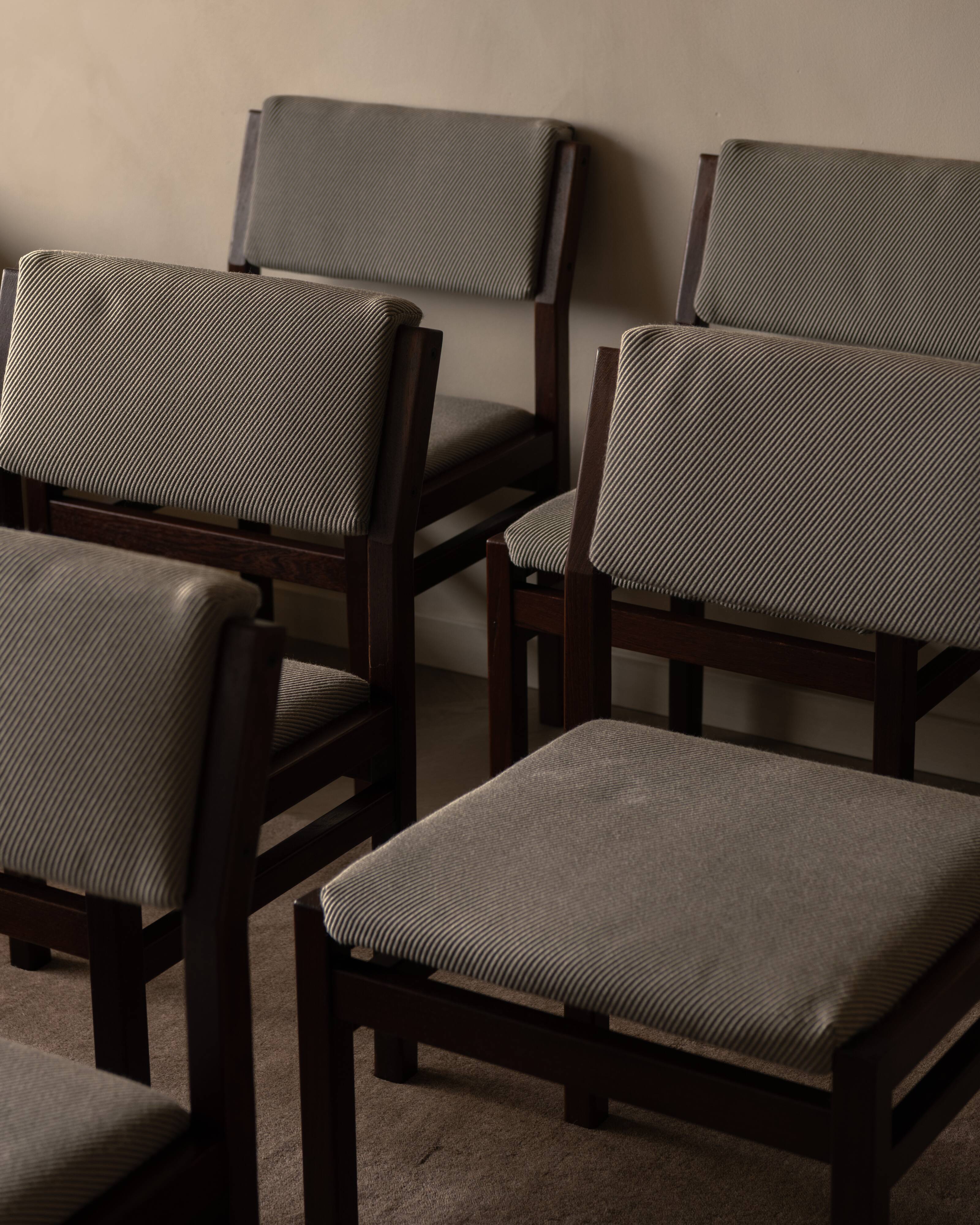 Set de 6 chaises de salle à manger Pastoe SA07 par Cees Braakman – Série japonaise, 1960