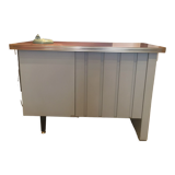 Small metal desk