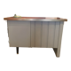 Small metal desk