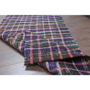 Vintage Turkish Hand-Knotted Wool Cotton Pink Kilim Runner Rug 83x220