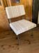 Industrial metal armchair