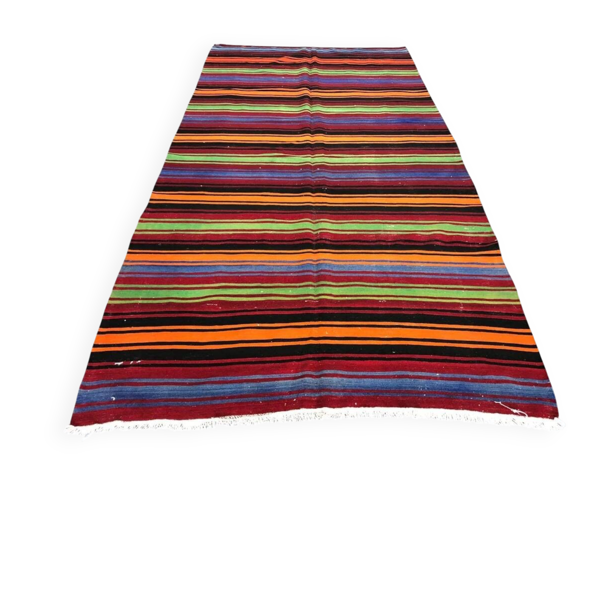 Organic Wool Tribal Kilim Rug