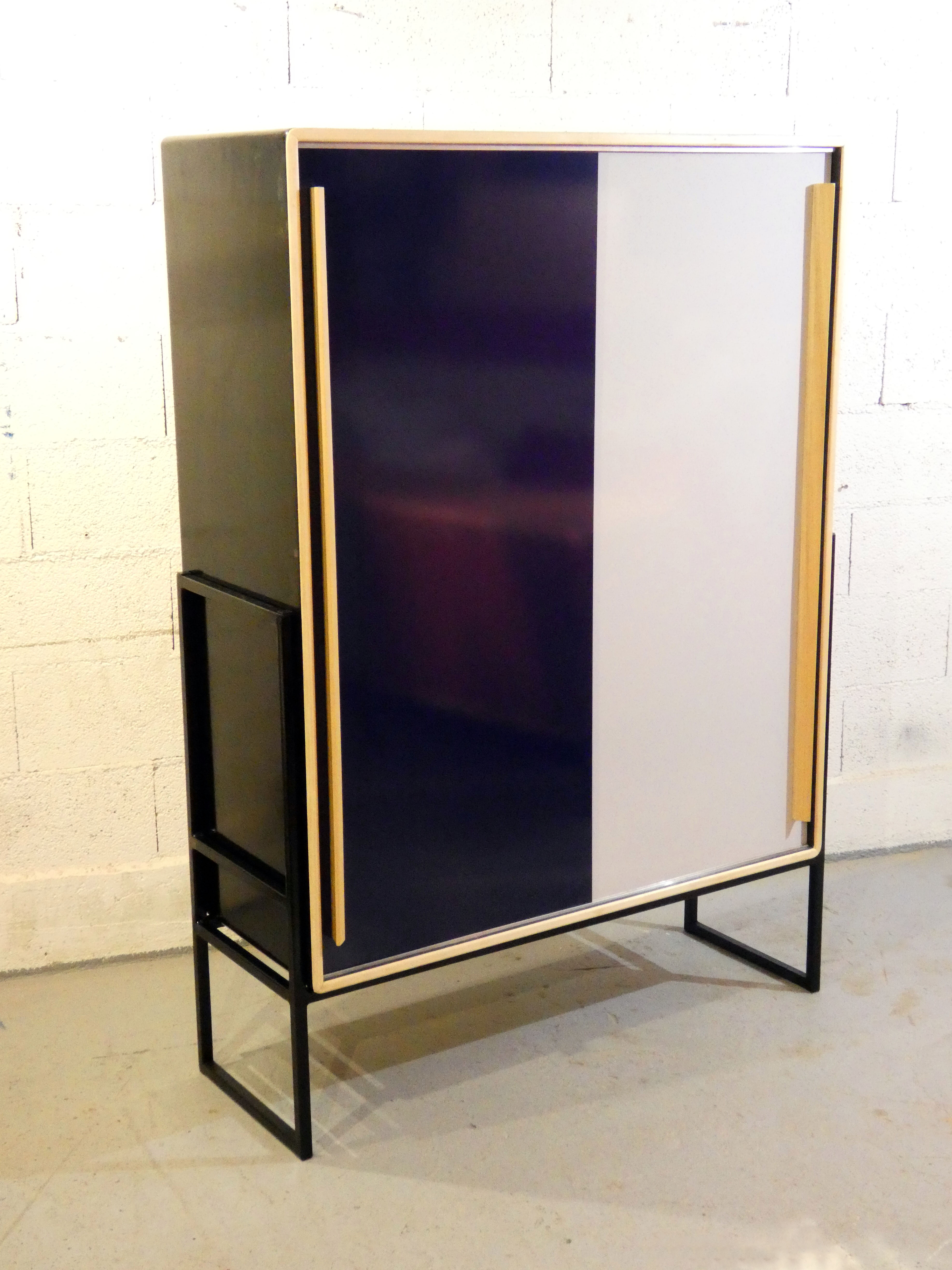 Unusual 60s style single-style wardrobe