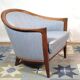 Vintage Scandinavian 3-seater sofa in walnut, Bertil Fridhagen, stamped Bröderna Anderssons.
