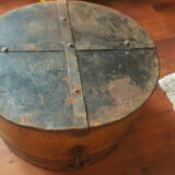 Metal hat box