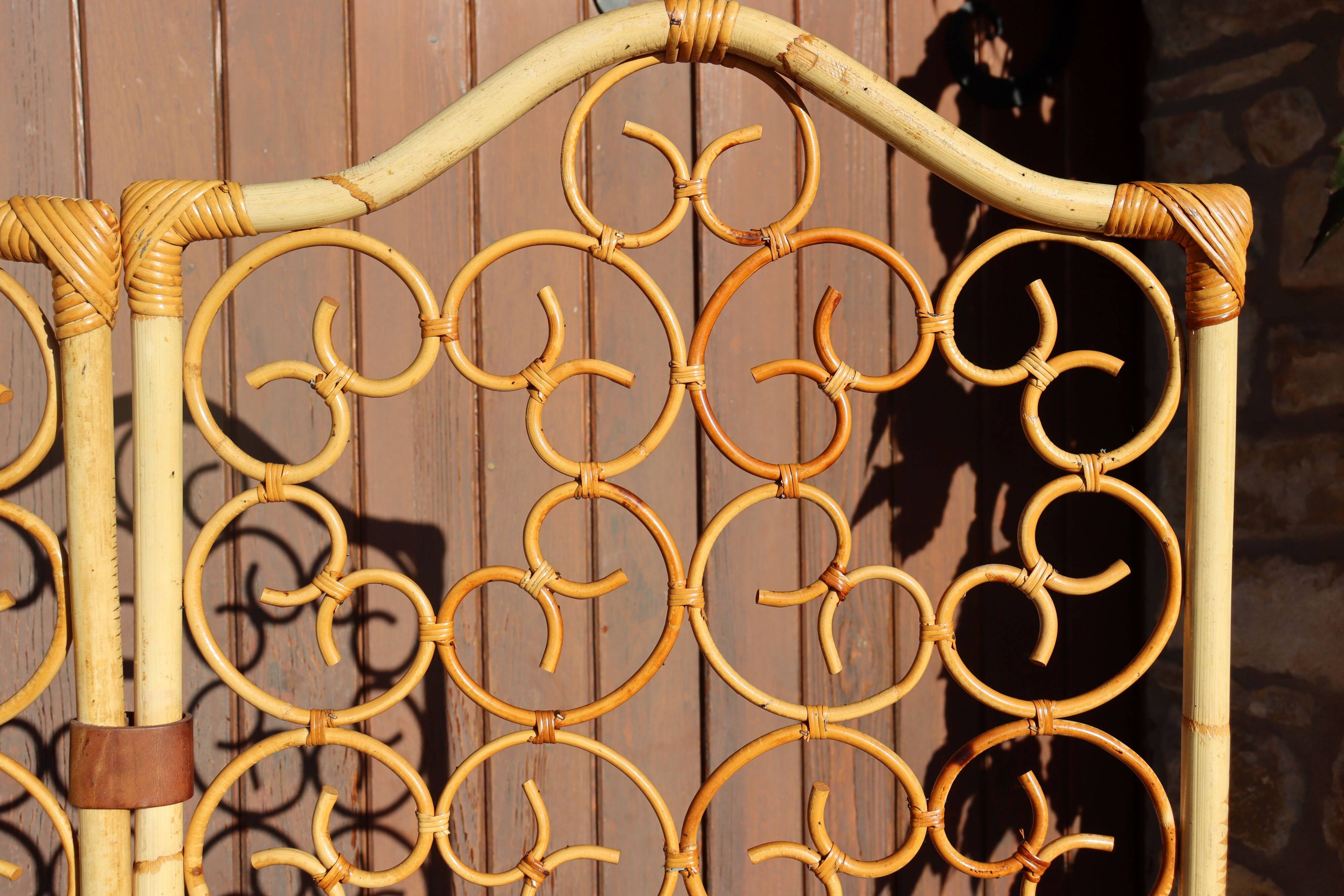 Italian rattan screen