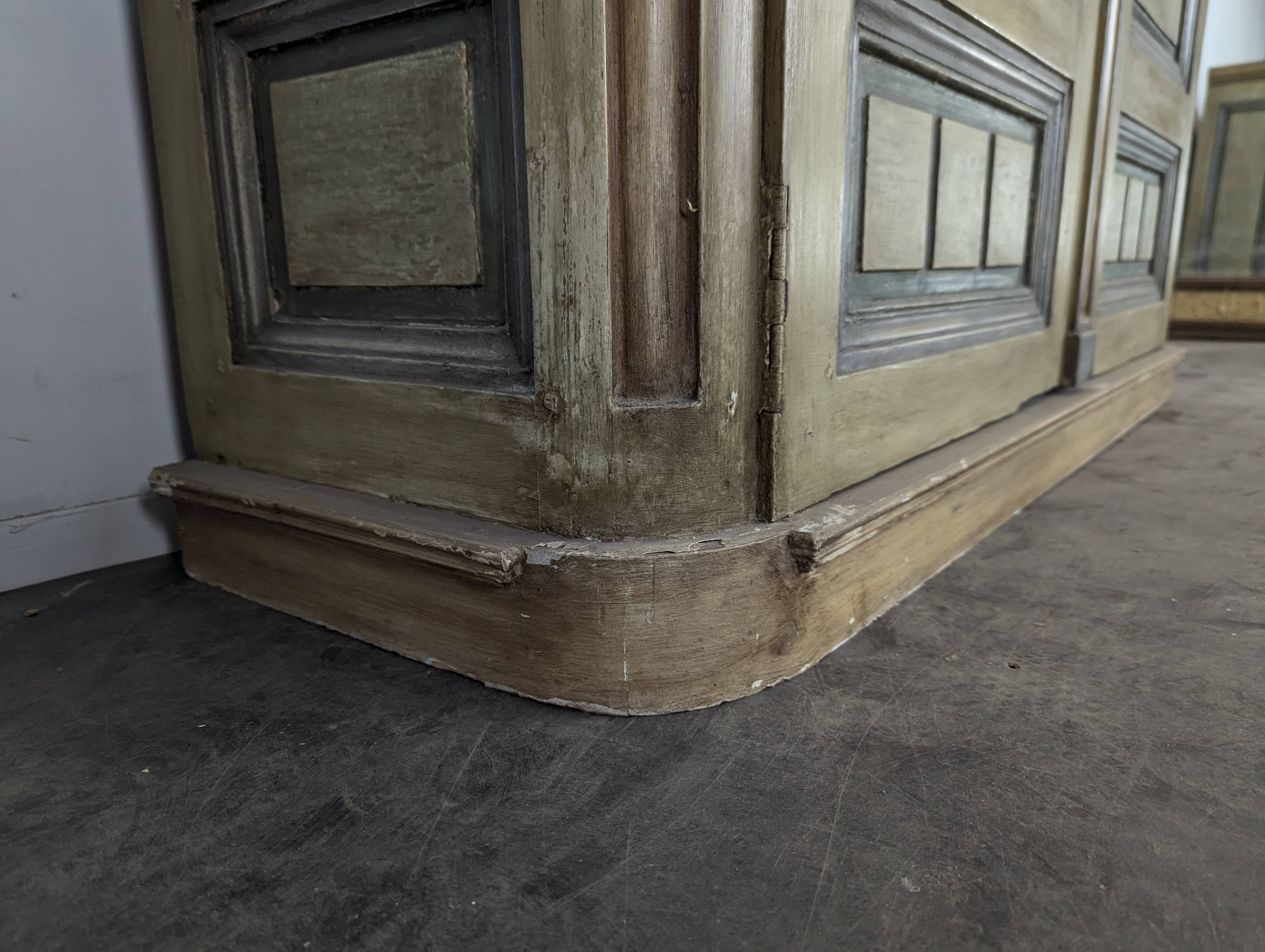 Low reclaimed wardrobe