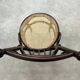 Curved wooden chair attributed to Thonet.