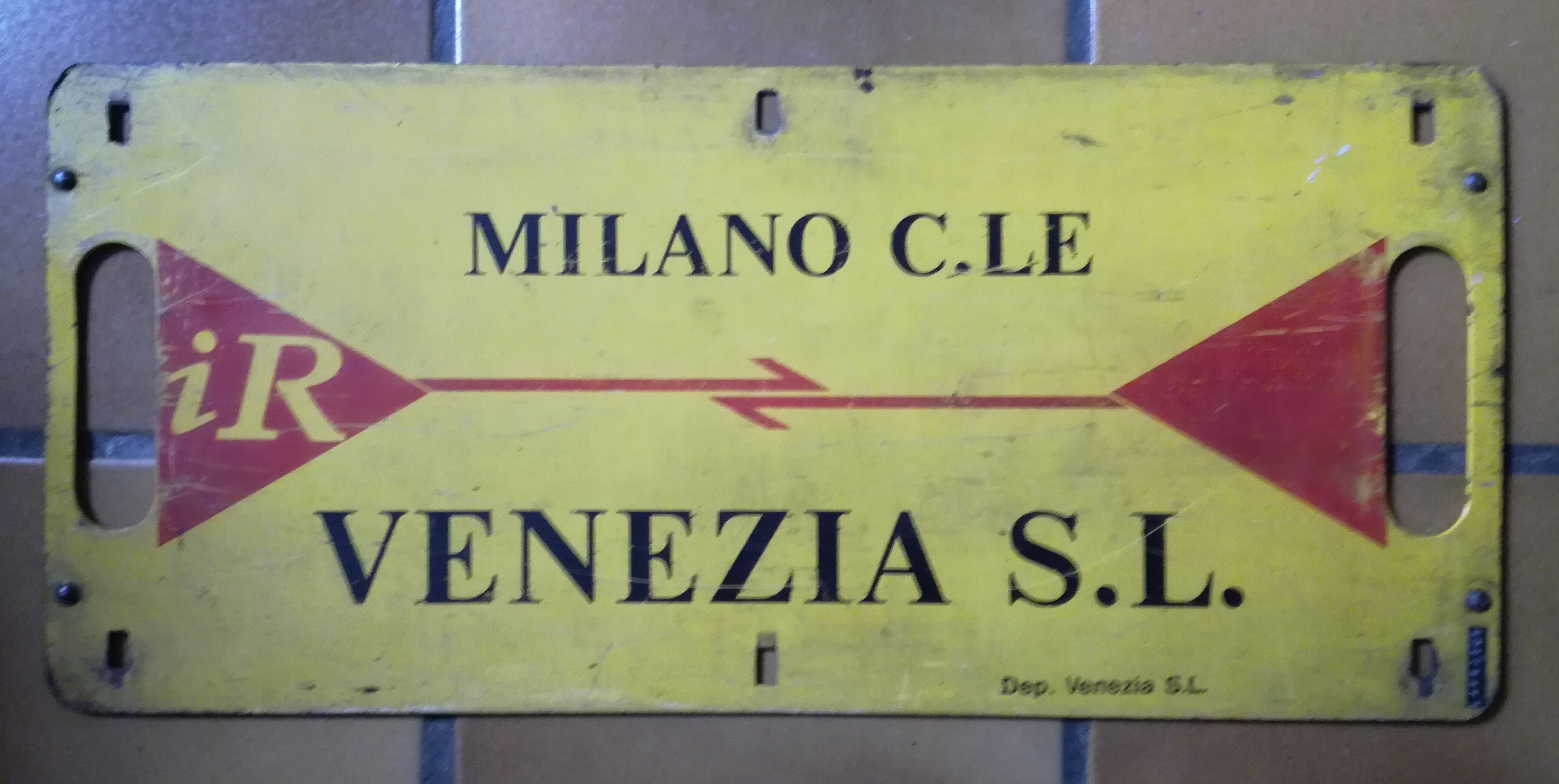 Plaque of Railway Destinations