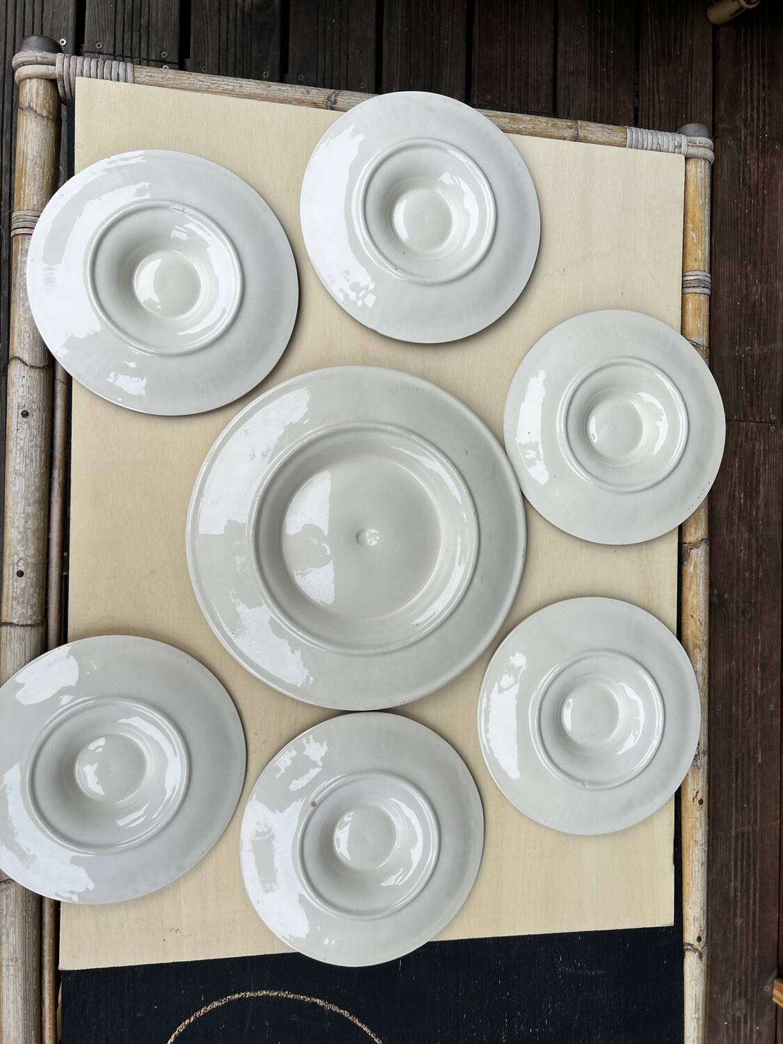 Longchamps oyster plates