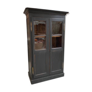 Vitrine patinée début