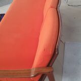 Scandinavian 3-seater teak bench