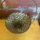 Panier Tressé Ancien Metal Argenté Vintage #E015