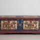 Antique blue folk art style chest (c.1920)