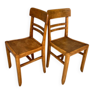 2 chaises bistrot vintage