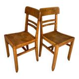 2 vintage bistro chairs