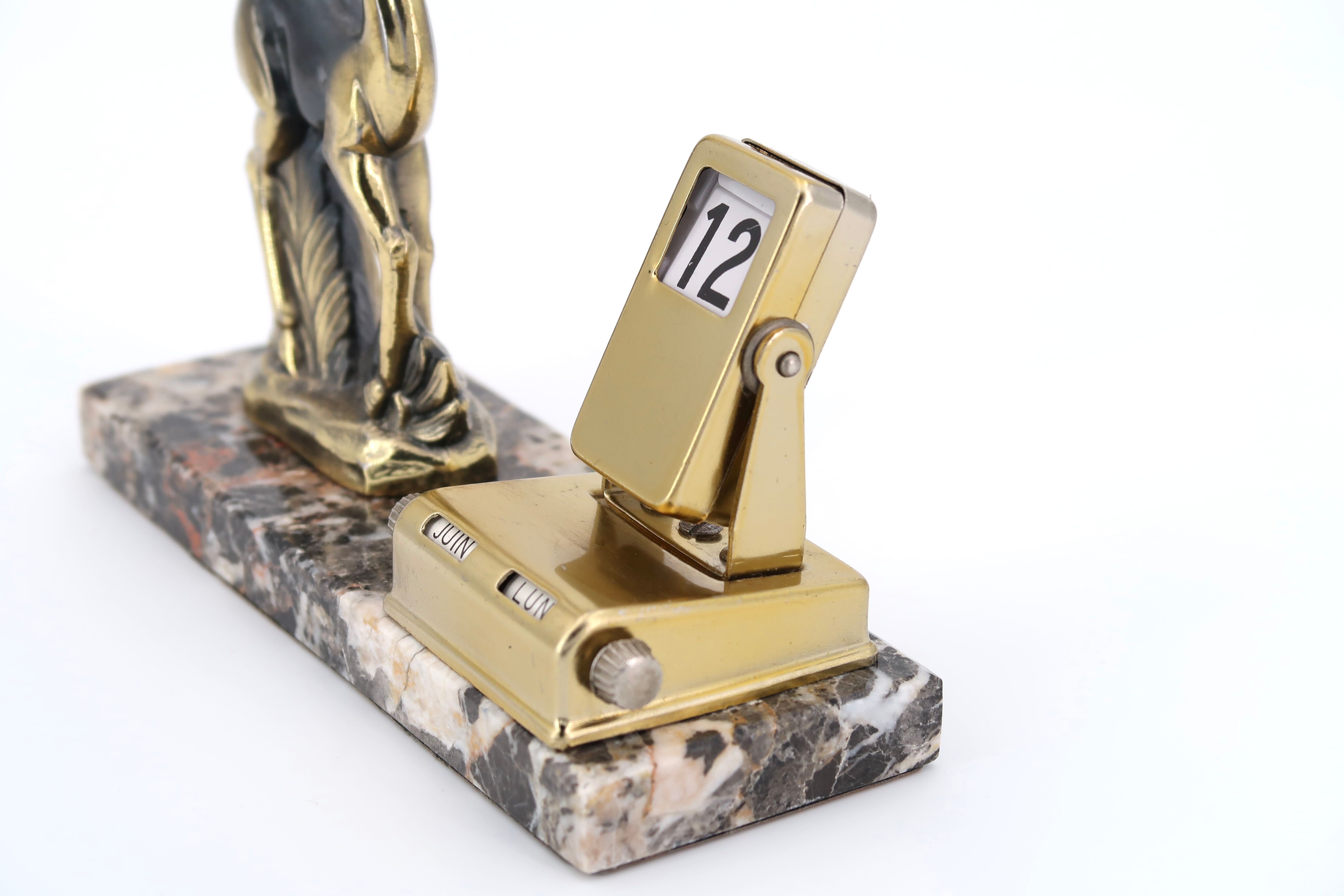 Calendrier perpétuel art deco années 30