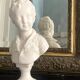 Ancient and charming sculpture depicting Louise Brongniart, daughter of the...