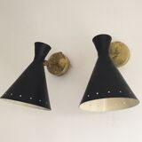 Pair of appliques design years 50