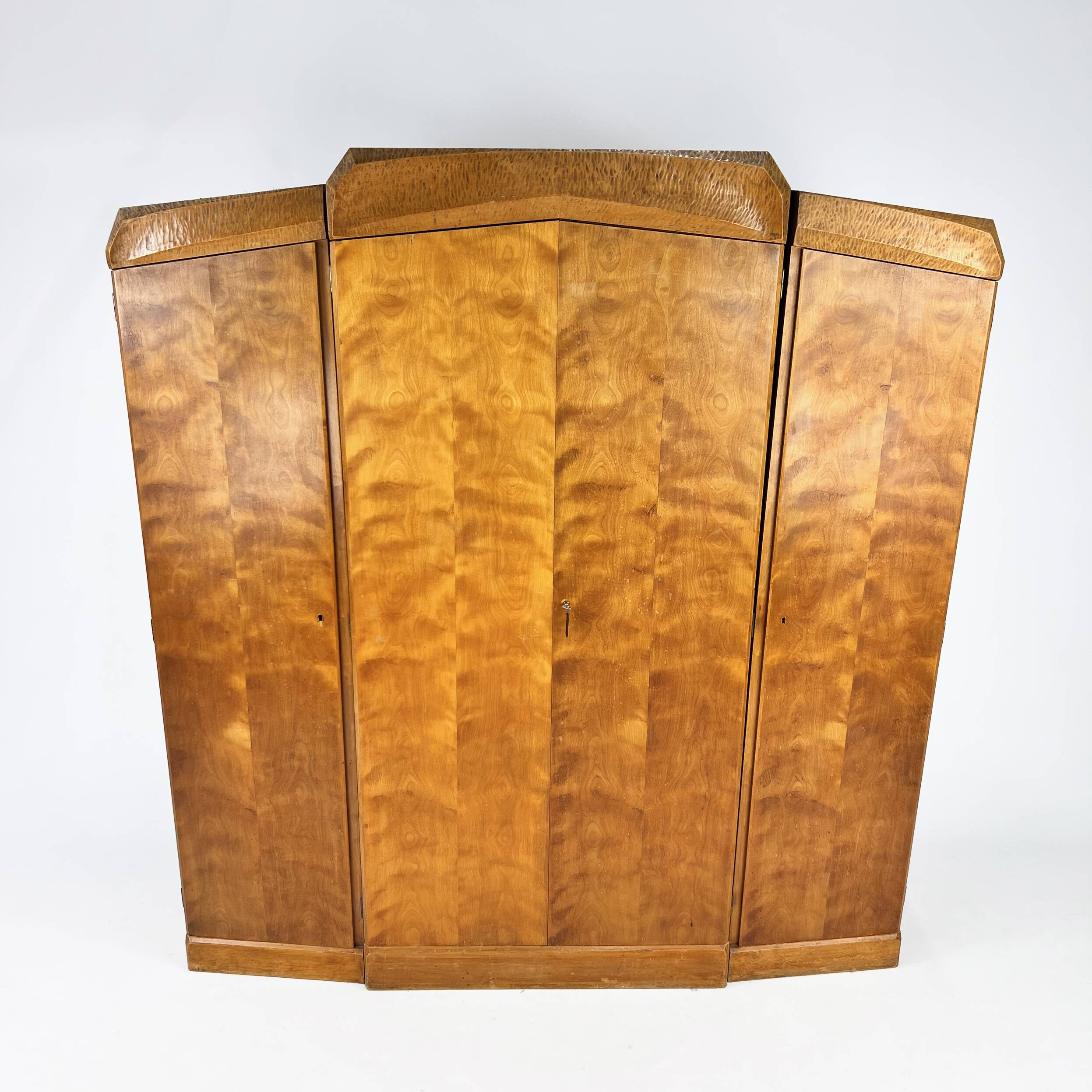 Anthroposophical Handmade Wardrobe, Netherlands, 1940s