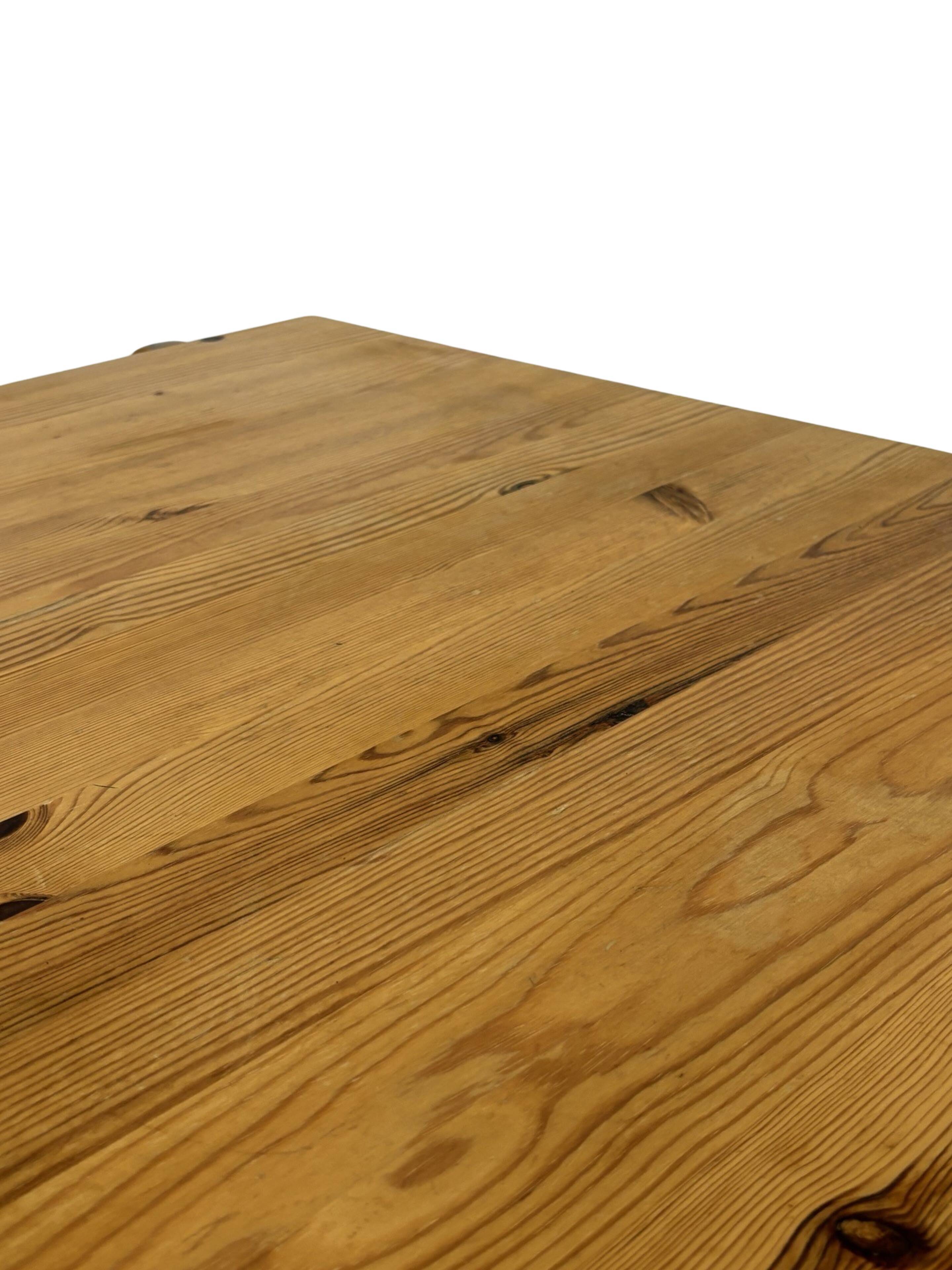 Vintage coffee table pinewood minimalist 1970s design