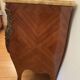 Chest of drawers with 3 drawers in rosewood and marble top.