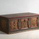 Antique wedding chest painted in pine – Austro-Hungarian Empire, Year 1775
