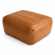 Vintage camel lounge chair with footrest