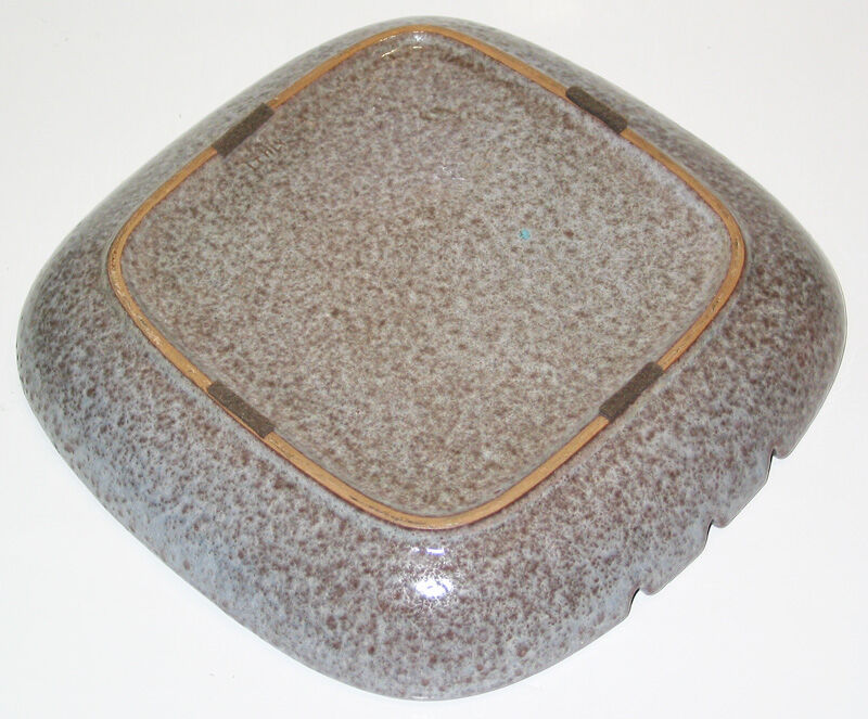 Ceramic ashtray decor colorful cubist 60s