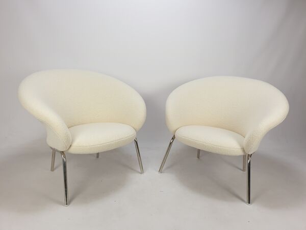 Paire de fauteuils modèle F570 par Pierre Paulin pour Artifort, années 1960