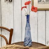 Glass bottle vase of Clichy