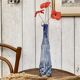 Glass bottle vase of Clichy
