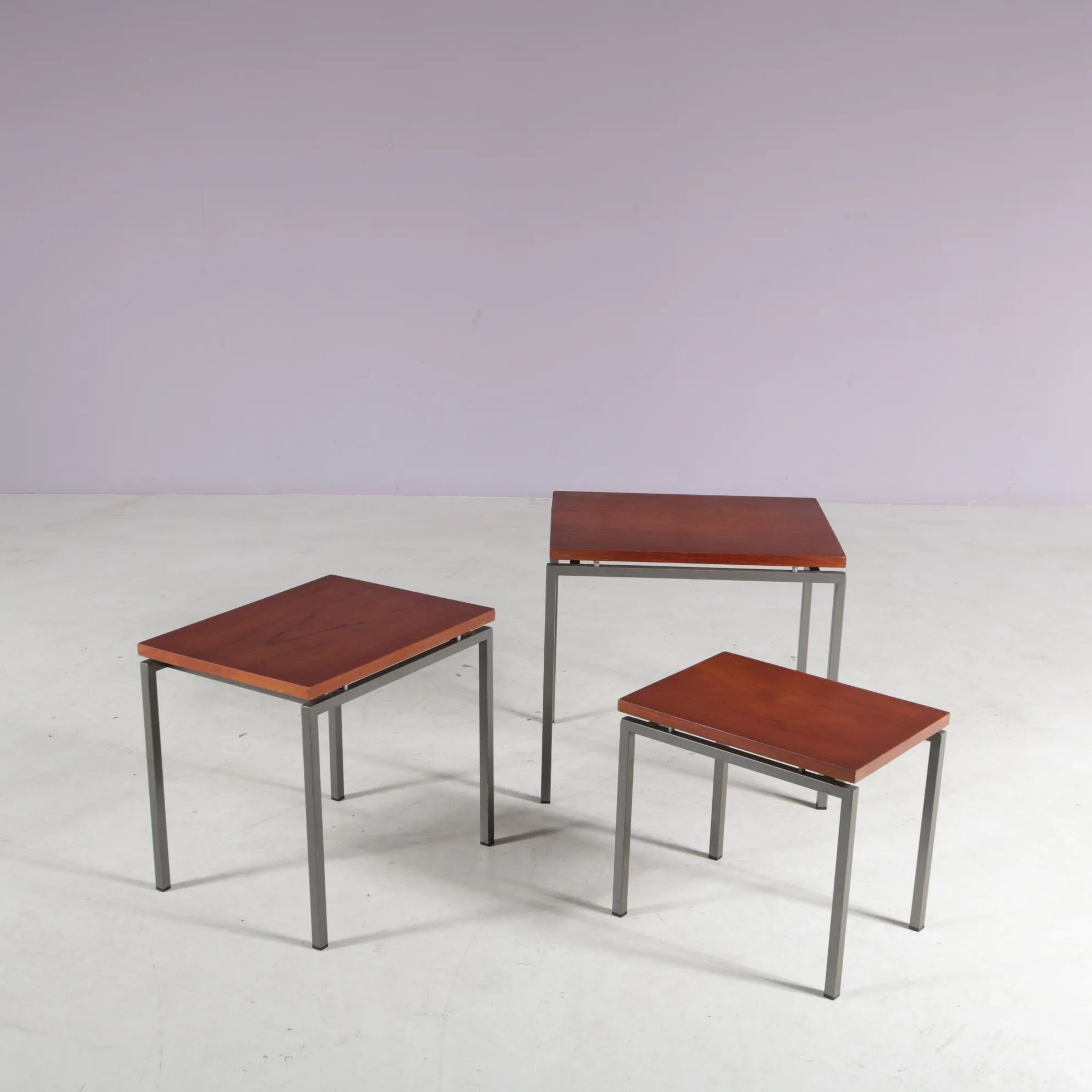 Nesting tables from the 1960s from the Netherlands.