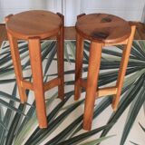 Wooden bar stools